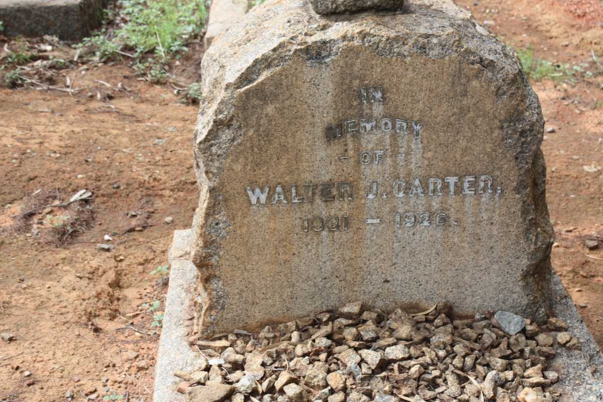 CARTER Walter J. 1921-1926