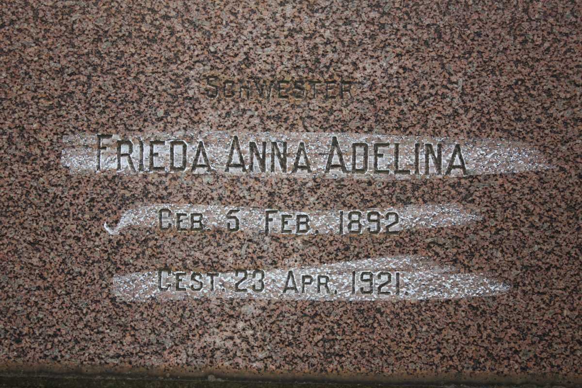 DETTMAN Johann Friedrich Wilhelm 1856-1933 :: DETTMAN Frieda Anna Adelina 1852-1852 :: DETTMANN Christiana 1860-1946