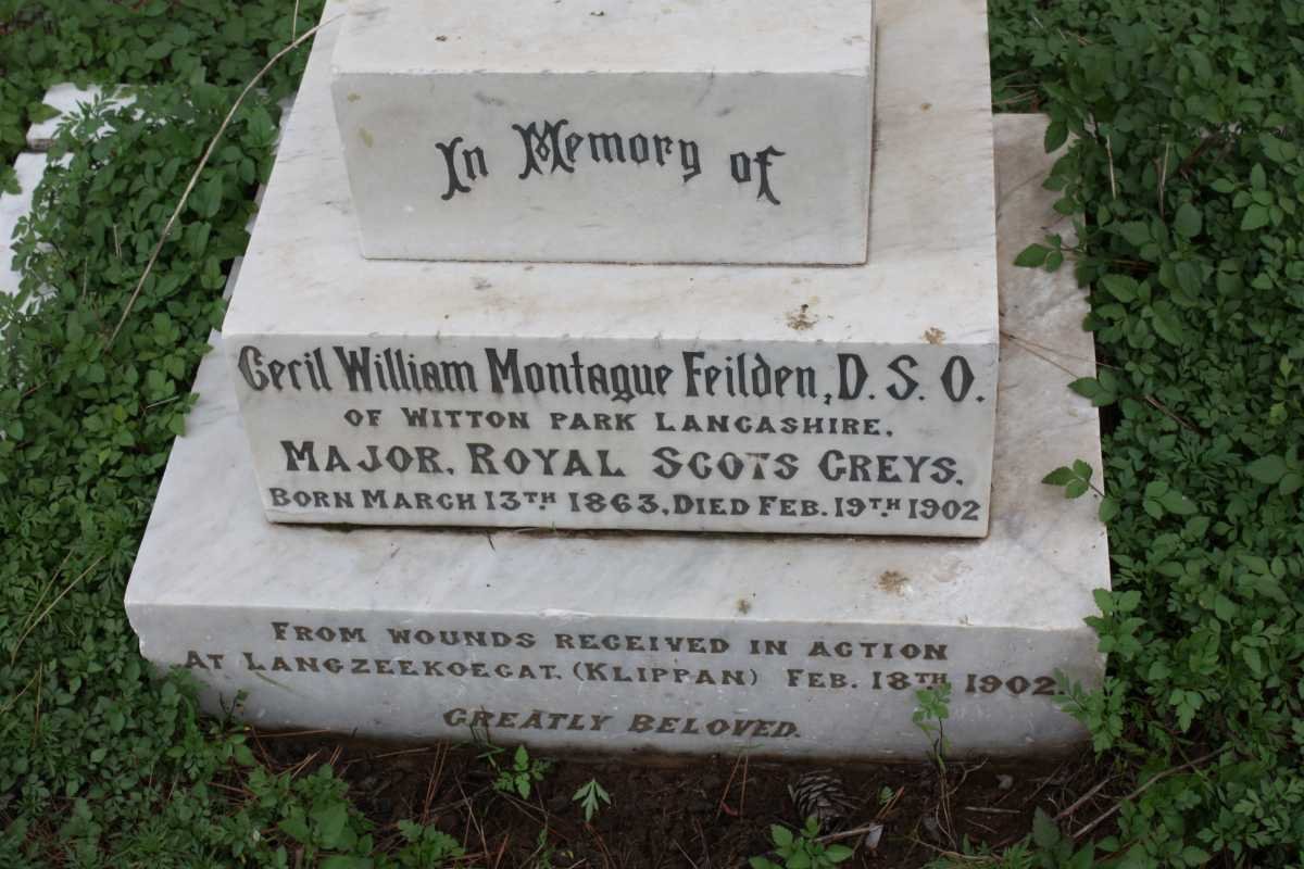 FEILDON Cecil William Montague -1863-1902