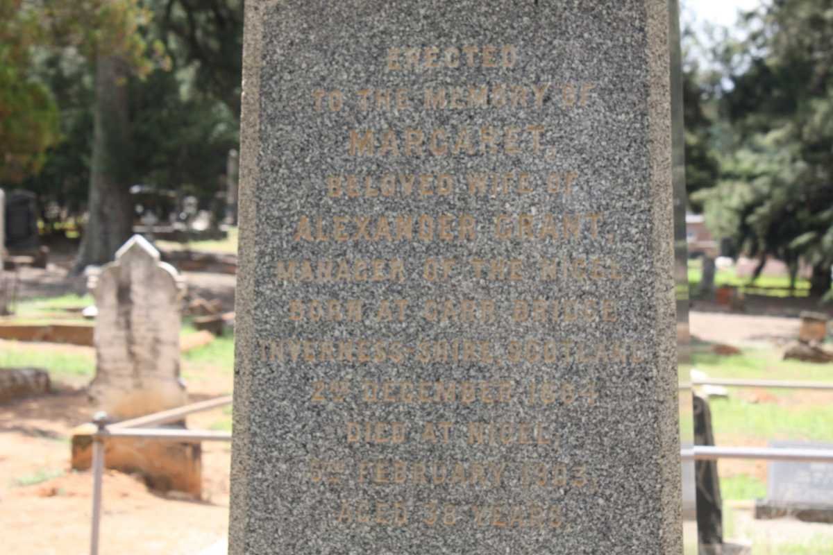GRANT Margaret 1864-1903