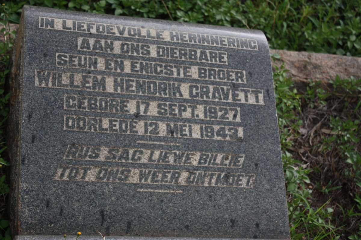 GRAVETT Willem Hendrik 1927-1943