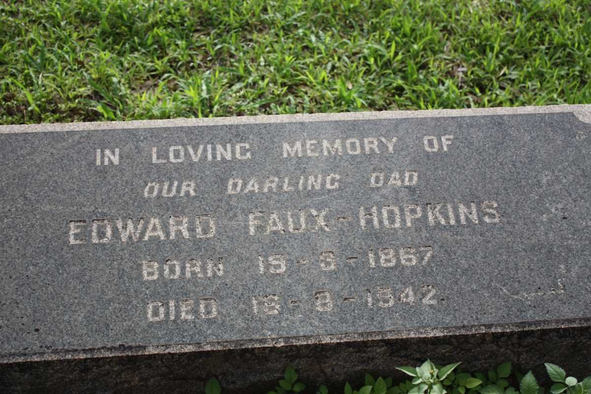 HOPKINS Edward Faux 1867-1942 
