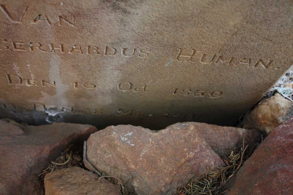 HUMAN Johannes Gerhardus 1869-