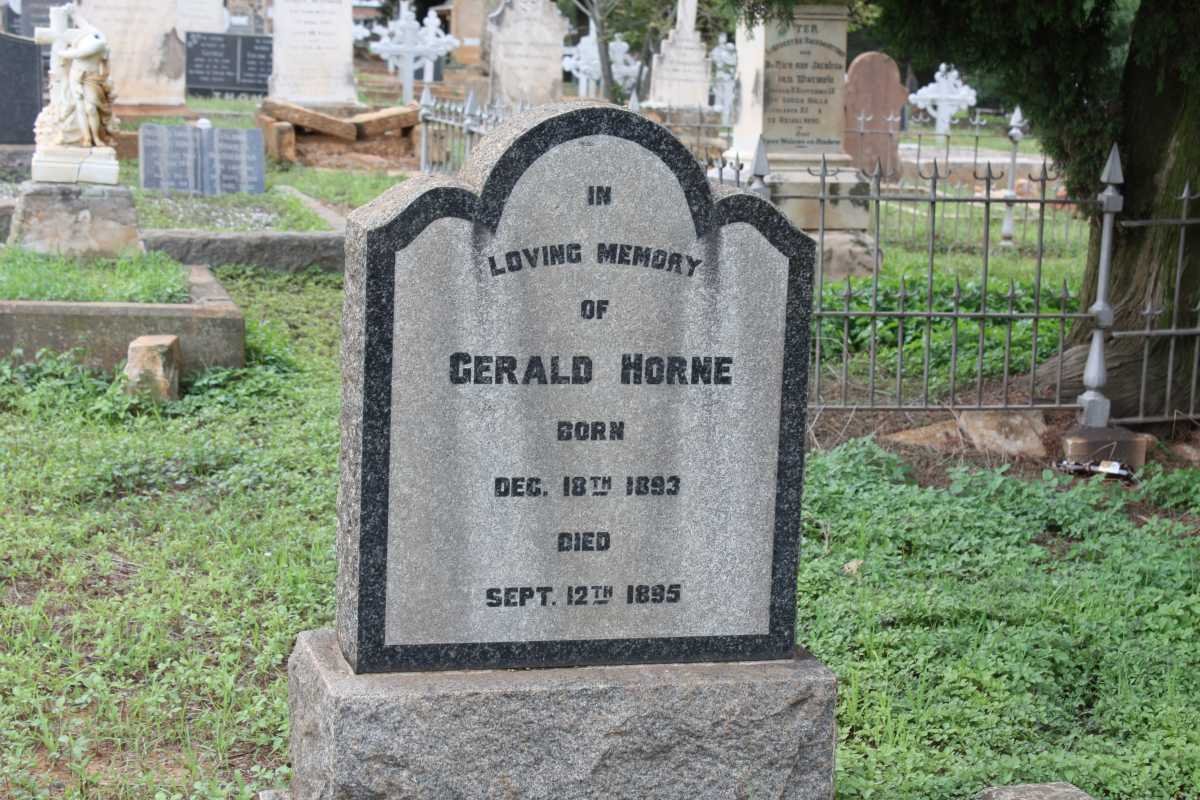 HORNE Gerald -1893-1895