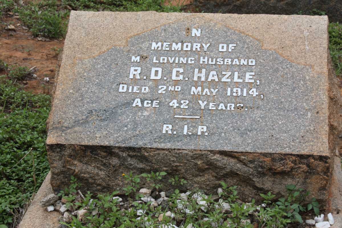 HAZLE R.D.G. -1914