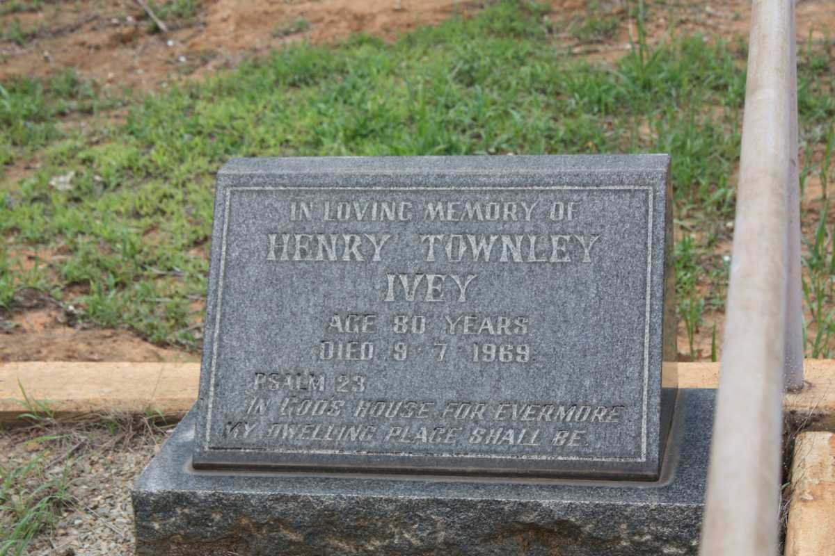 IVEY Henry Townley -1969