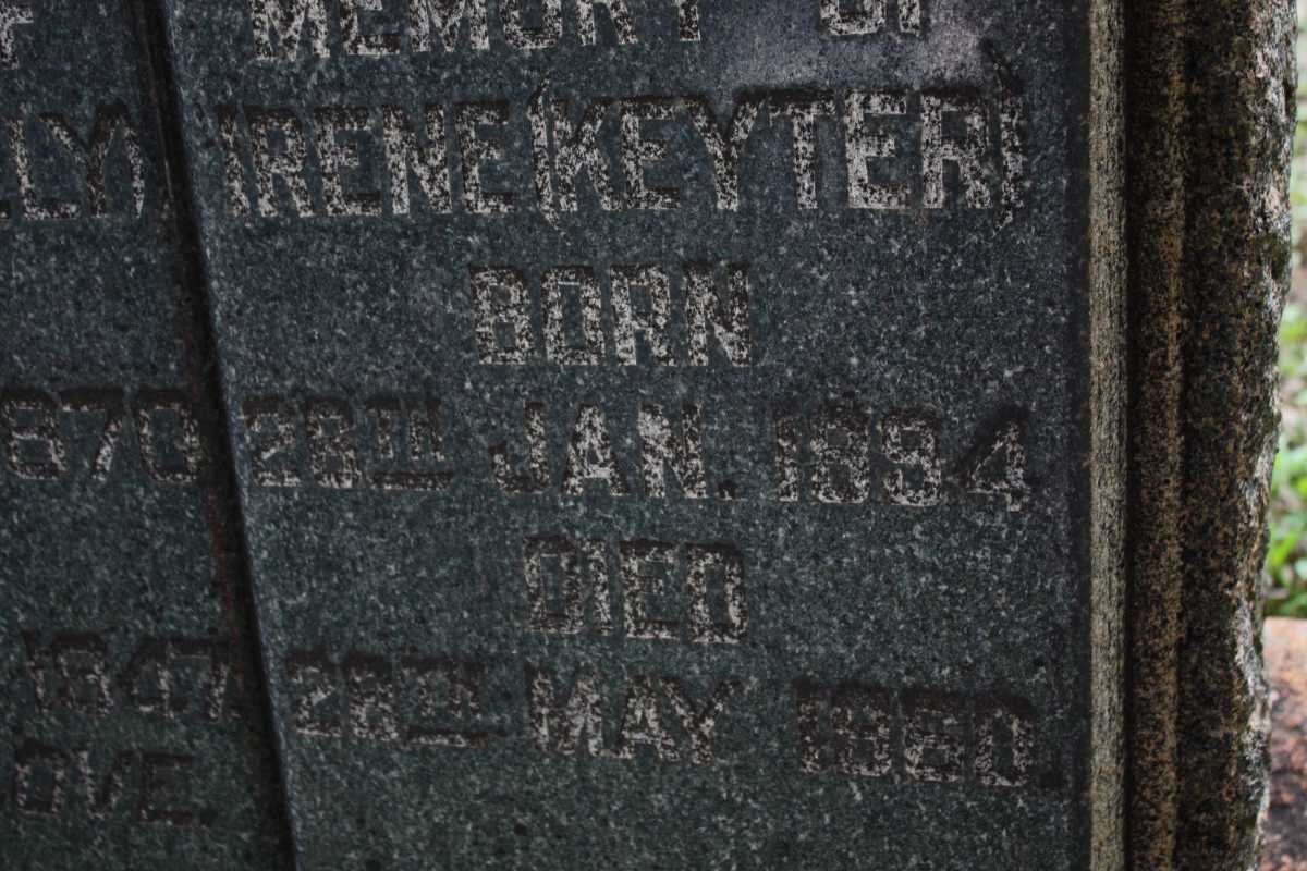 JAEGER Irene nee KEYTER 1884-1960