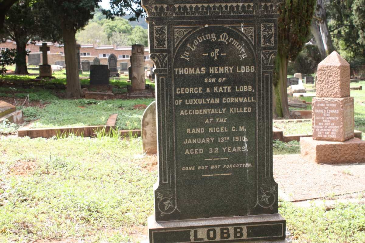 LOBB Thomas Henry ?-1910