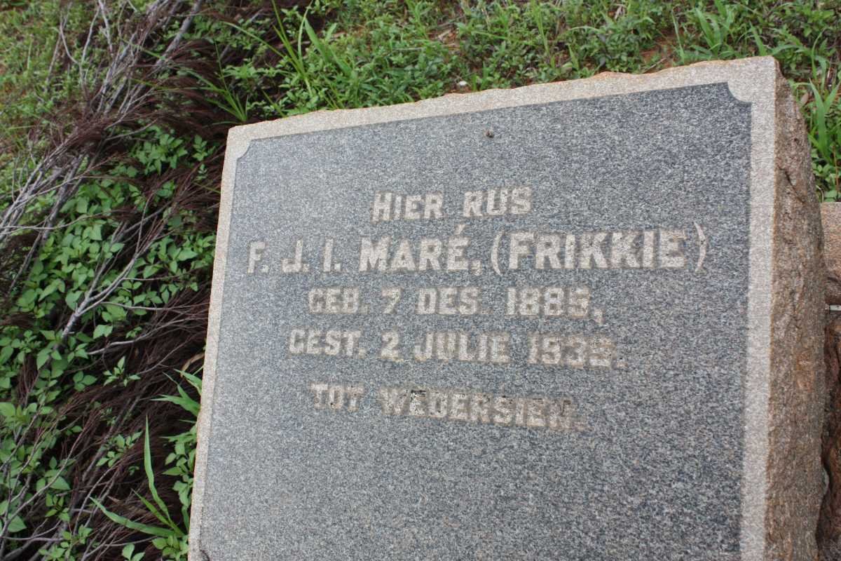 MARE F.J.I. 1885-1935