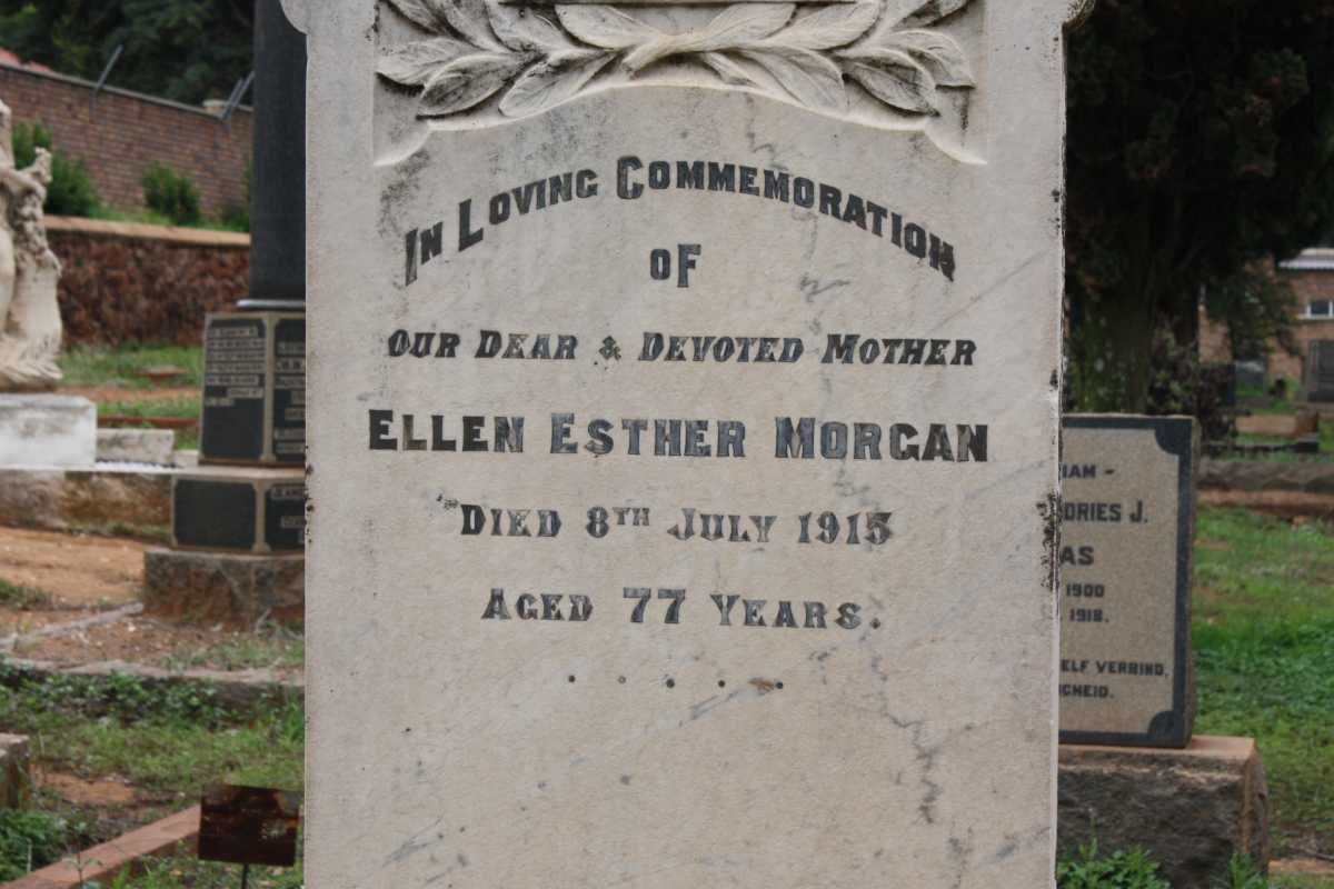 MORGAN Ellen Esther ?-1915
