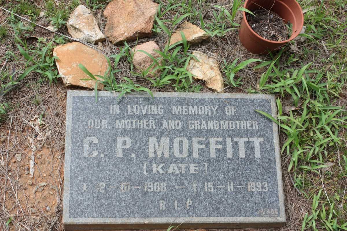 MOFFITT C.P. 1908-1993 :: MOFFITT Charles 1849-1912 &amp; Jane GRAHAME -1933