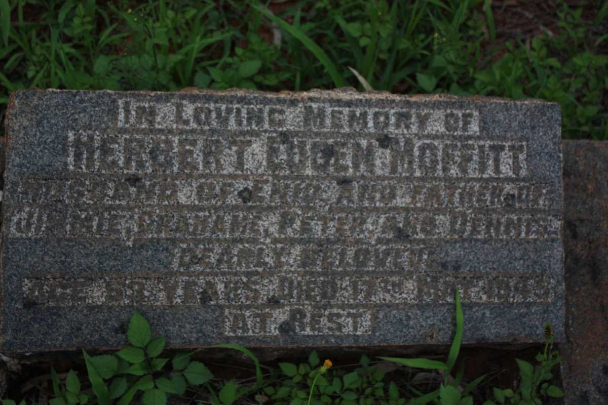 MOFFITT Herbert Eugen -1945