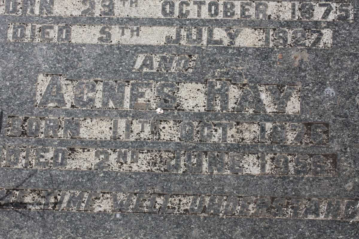 NIMMO William Thompson 1875-1927 &amp; Agnes May 1876-1956