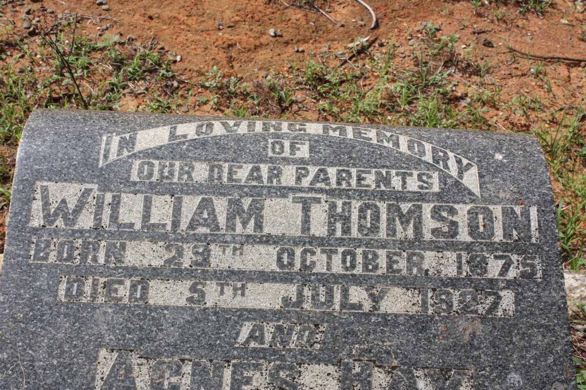 NIMMO William Thompson 1875-1927 &amp; Agnes May 1876-1956
