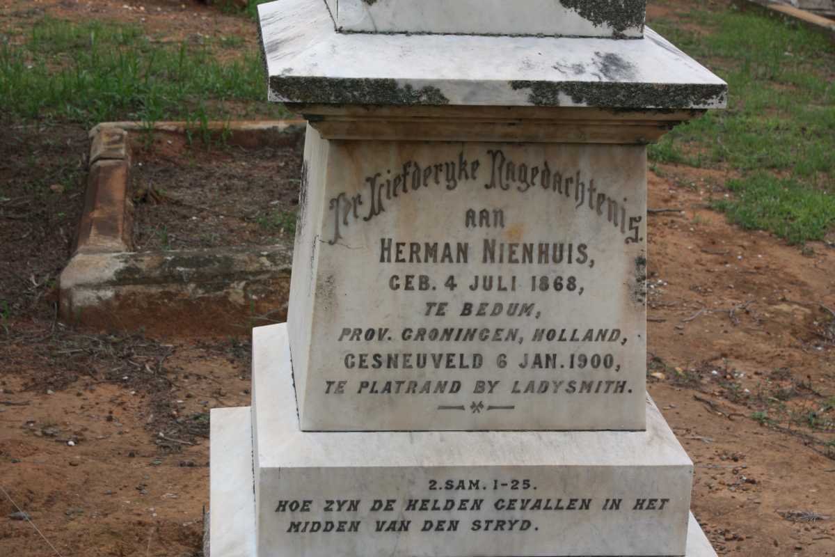 NIENHUIS Herman 1868-1900