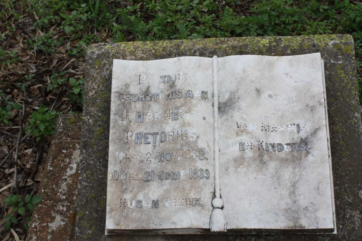 PRETORIUS Johannes 1888-1939