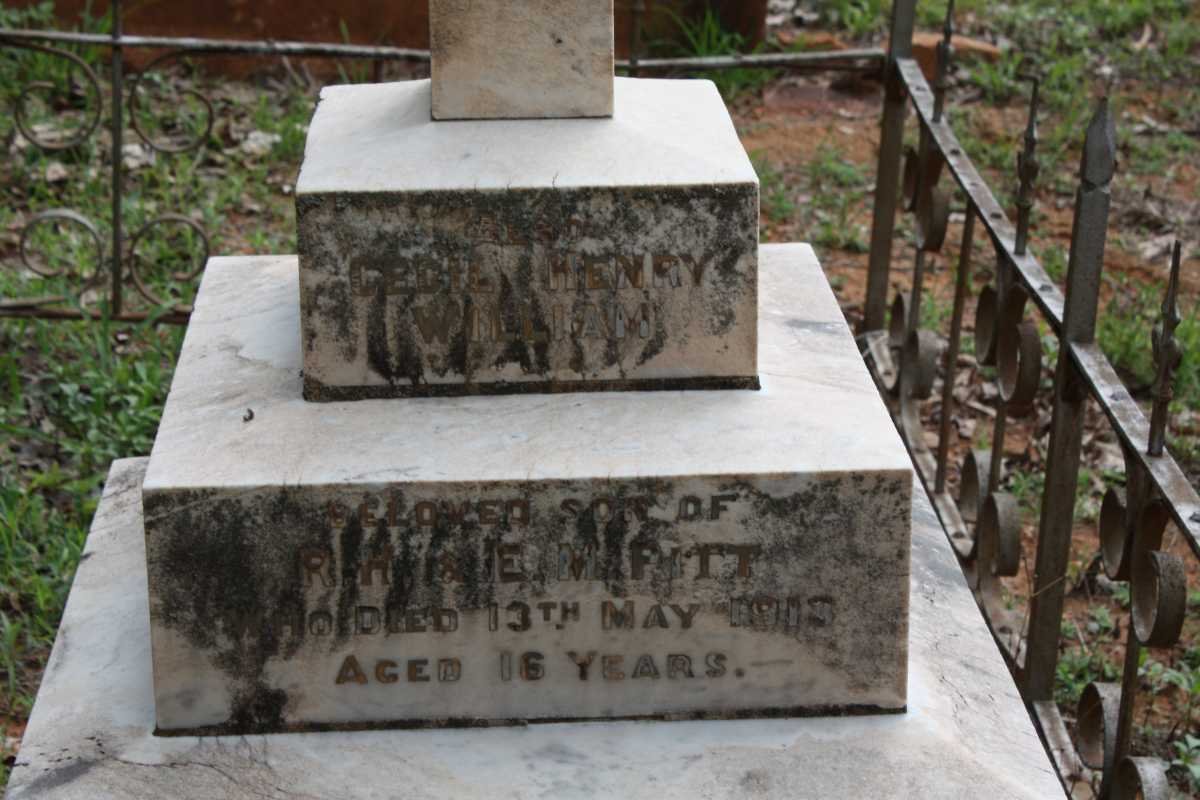PITT Robert Henry 1860-1910 :: PITT Ashton Robert 1902-1906