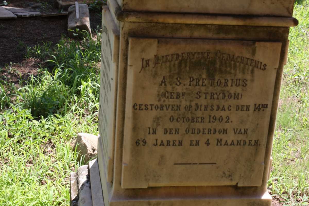 PRETORIUS A.S. nee STRYDOM -1902