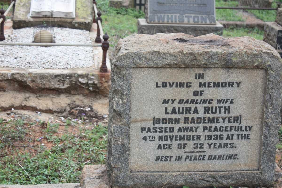 RUTH Laura nee RADEMEYER -1936