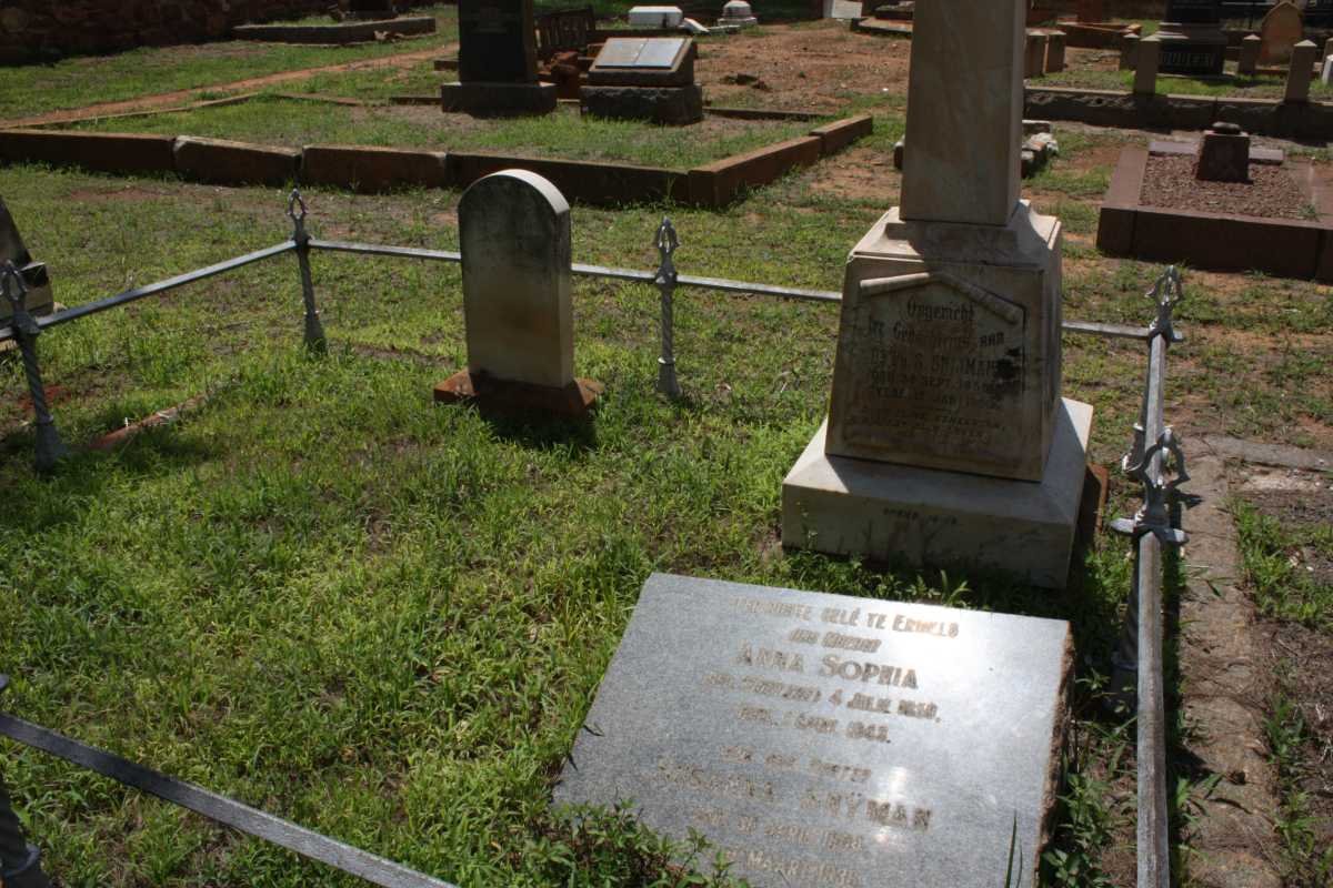 SNIJMAN Anna Sophia nee COETZEE 1859-1943 :: SNYMAN Susanna 1894-1936