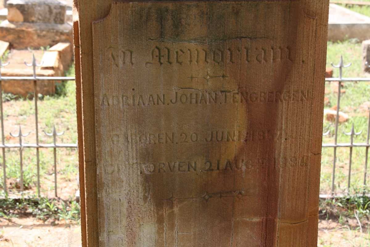 TENGBERGEN Adriaan Johan 1857-1886
