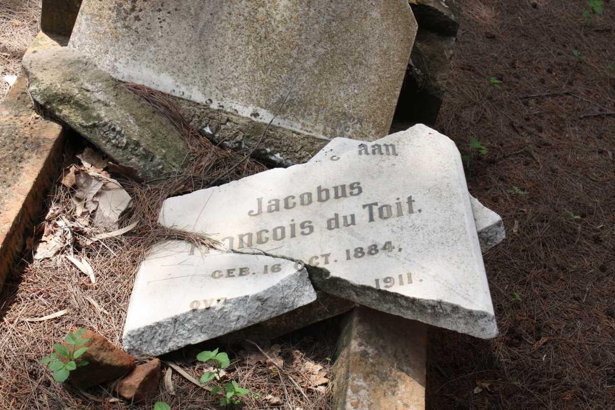 TOIT Jacobus Francois, du 1884-1911