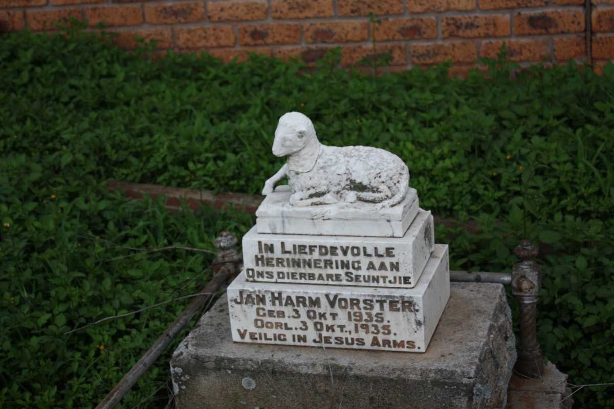 VORSTER Jan Harm 1935-1935