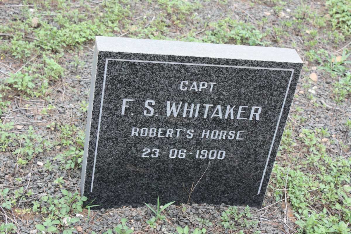 WHITAKER F.S. -1900