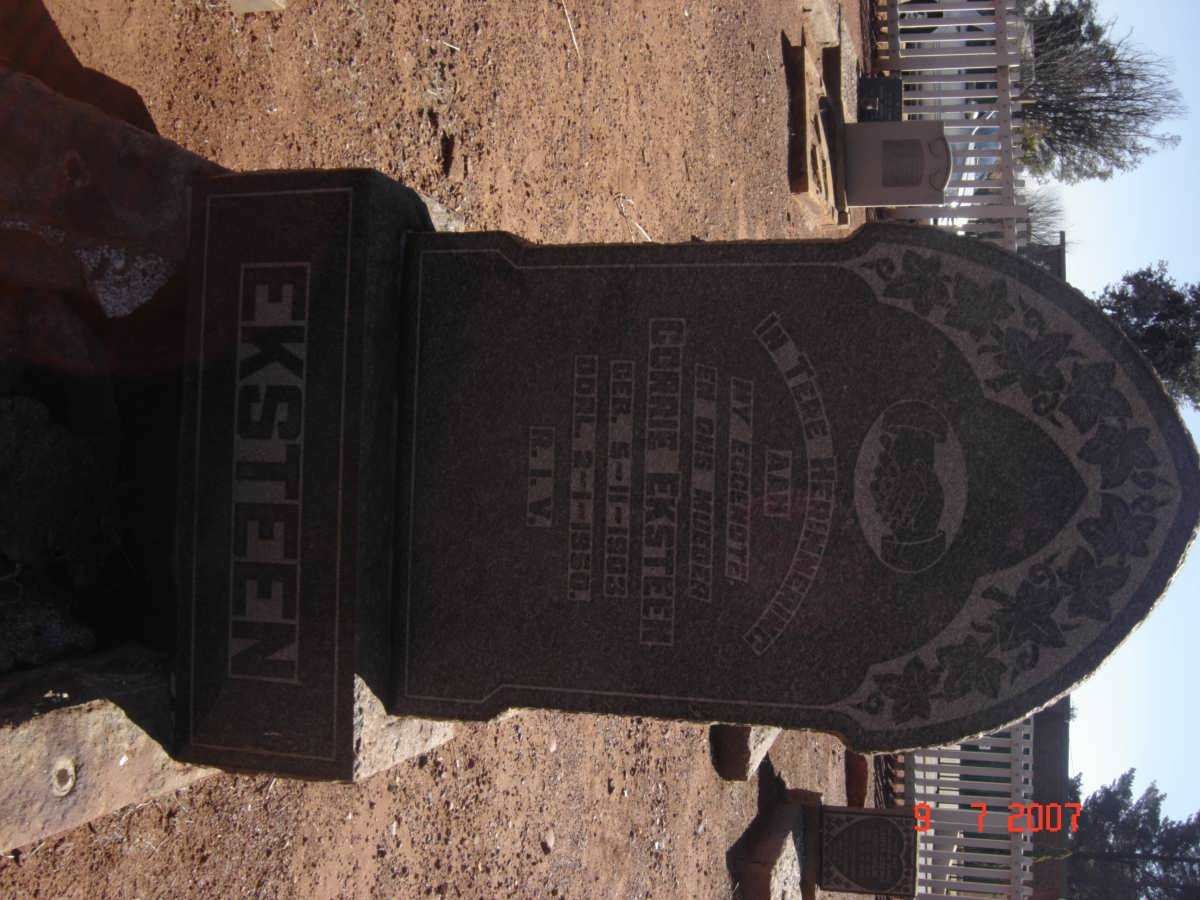 EKSTEEN Corrie 1903-1950