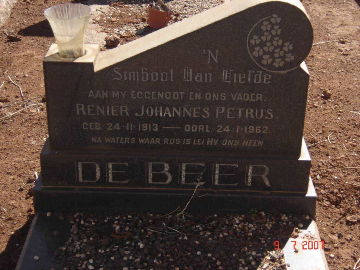 BEER Renier Johannes Petrus, de 1913-1962