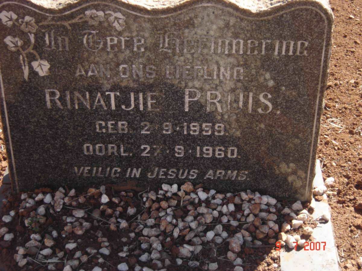 PRUIS Rinatjie 1959-1960