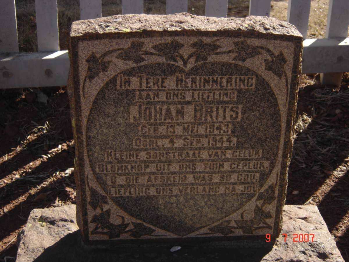 BRITS Johan 1943-1944