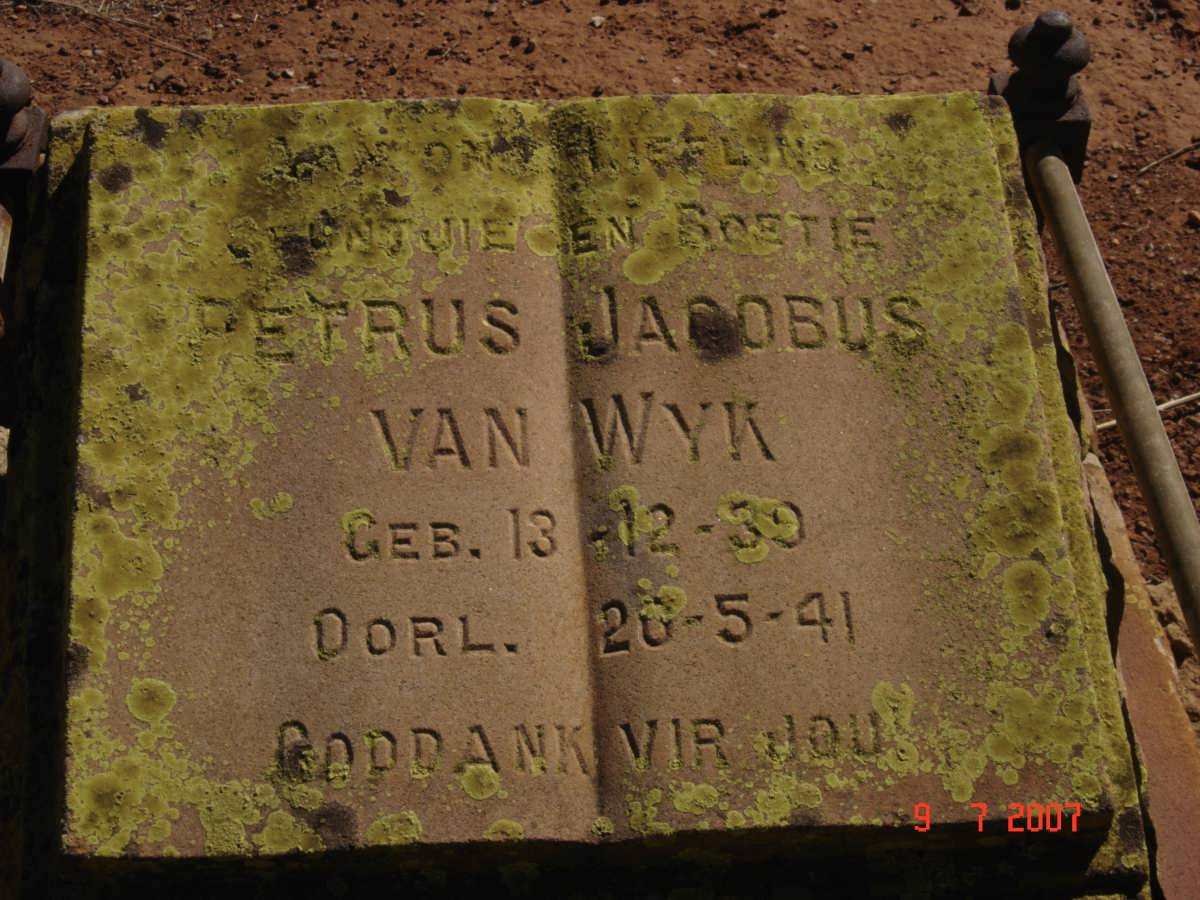WYK Petrus Jacobus, van 1939-1941