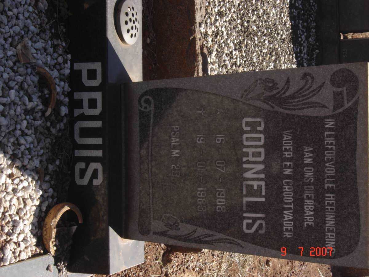 PRUIS Cornelis 1908-1983
