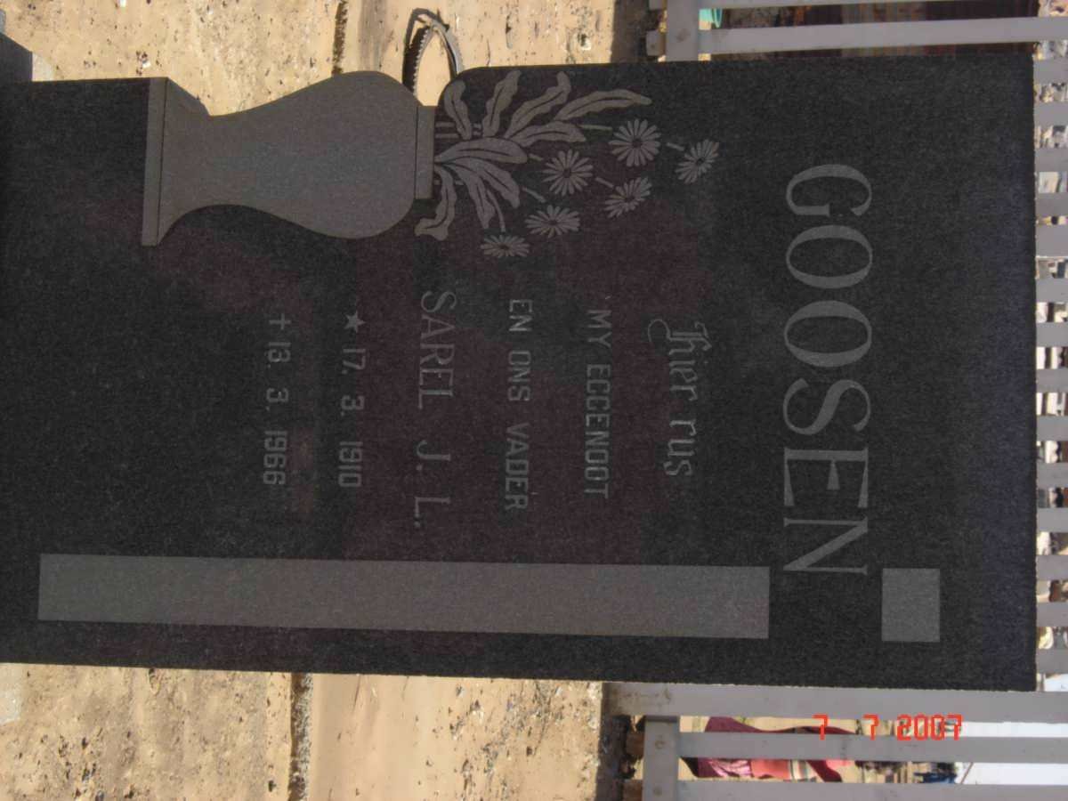 GOOSEN Sarel J.L. 1910-1966