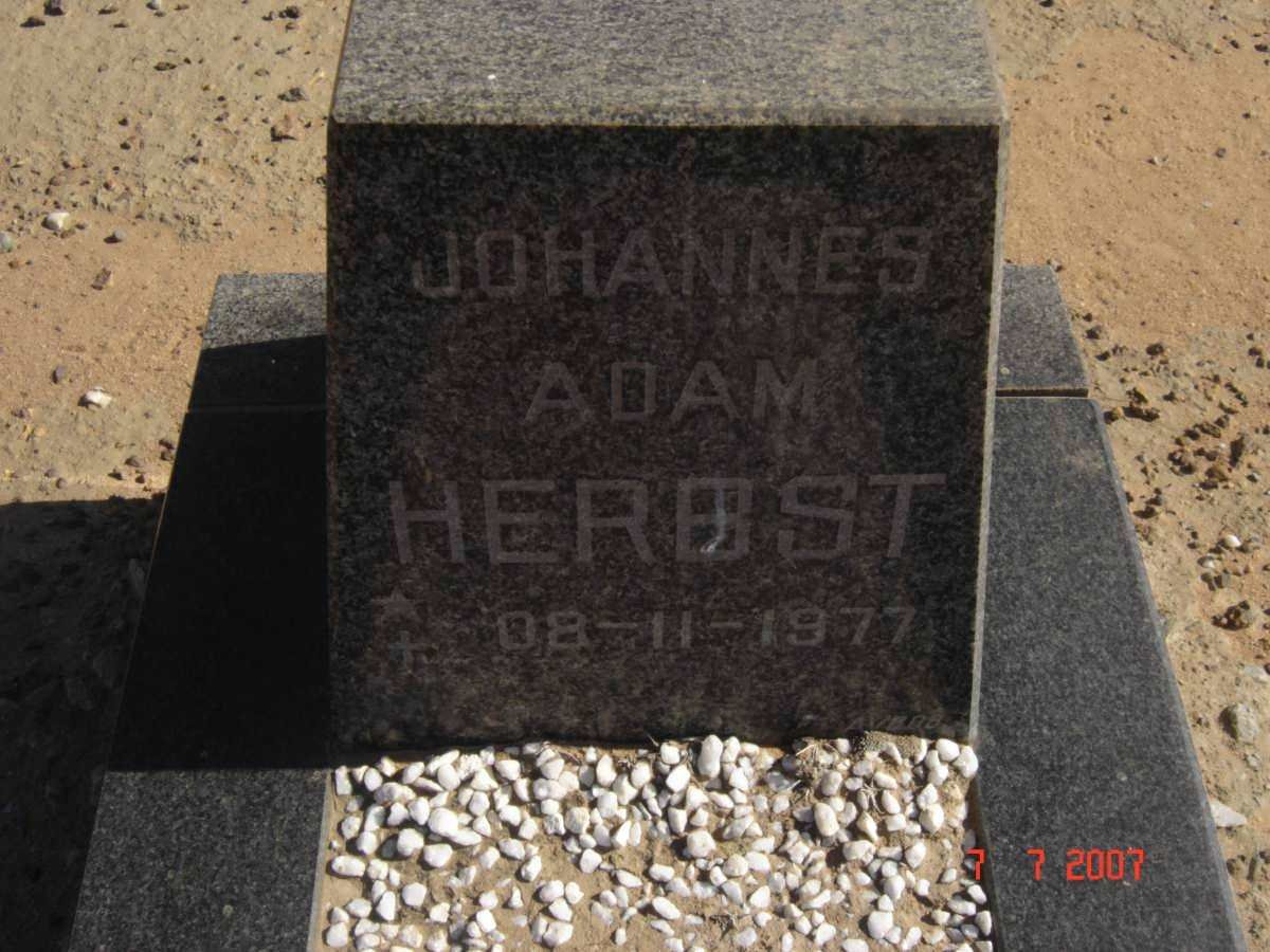 HERBST Johannes Adam 1977-1977