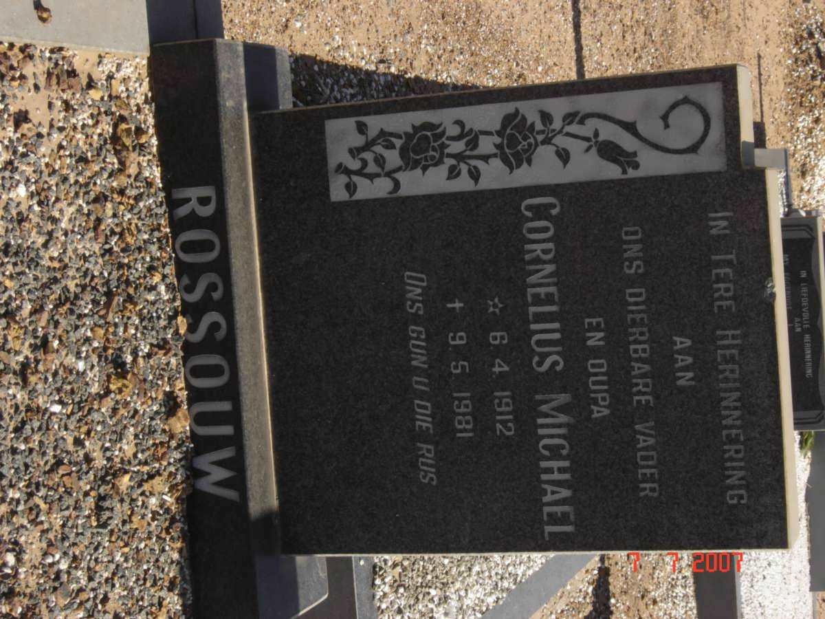 ROSSOUW Cornelius Michael 1912-1981