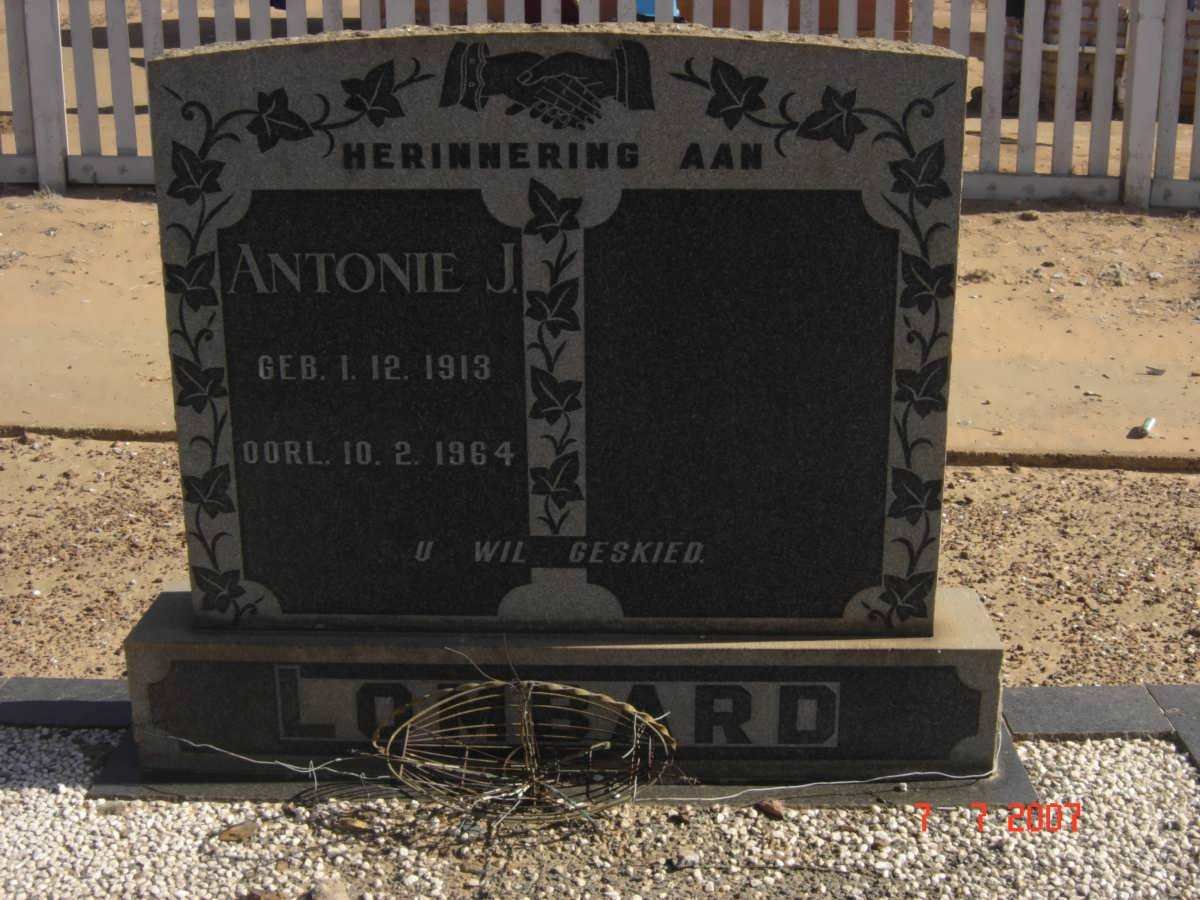 LOMBARD Antonie J. 1913-1964