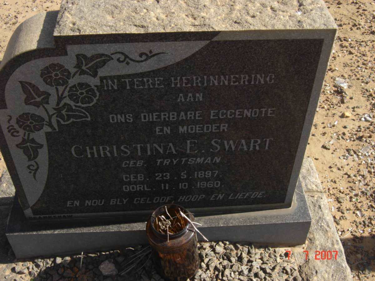 SWART Christina E. nee TRYTSMAN 1897-1960