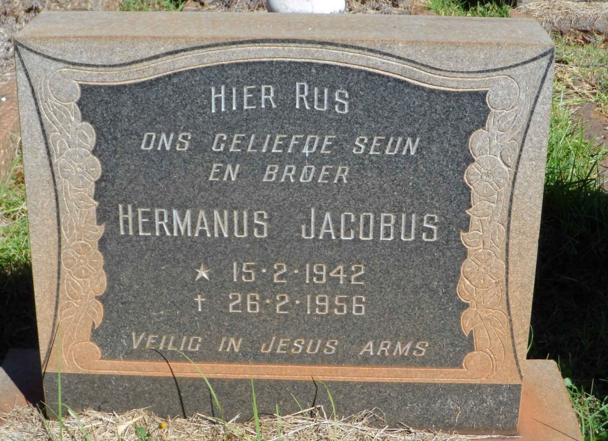 ? Hermanus Jacobus 1942-1956