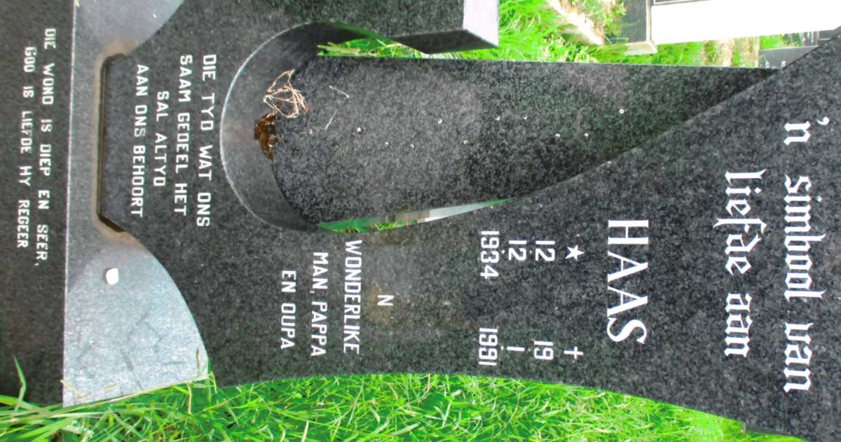 ? Haas 1934-1991