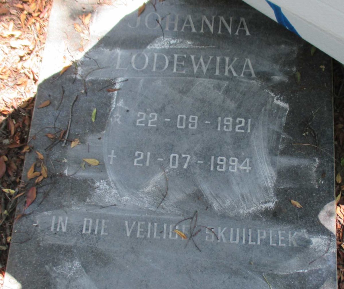 ? Johanna Lodewika 1921-1994
