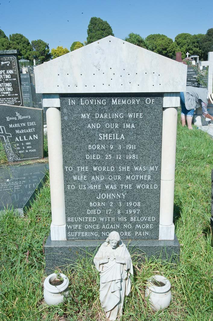? Johnny 1908-1997 &amp; Sheila 1911-1981