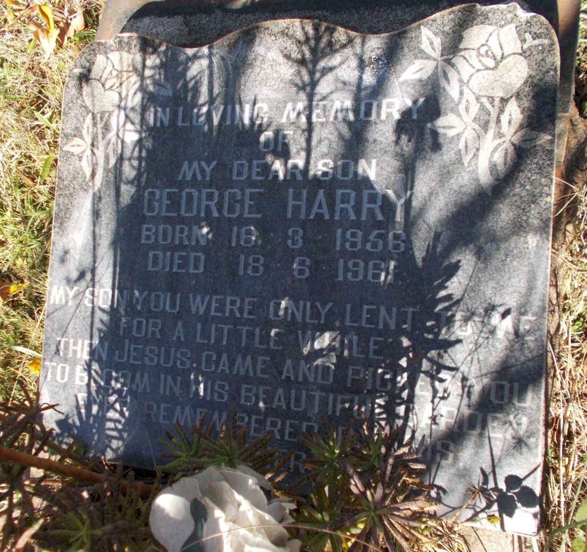 ? George Harry 1956-1961