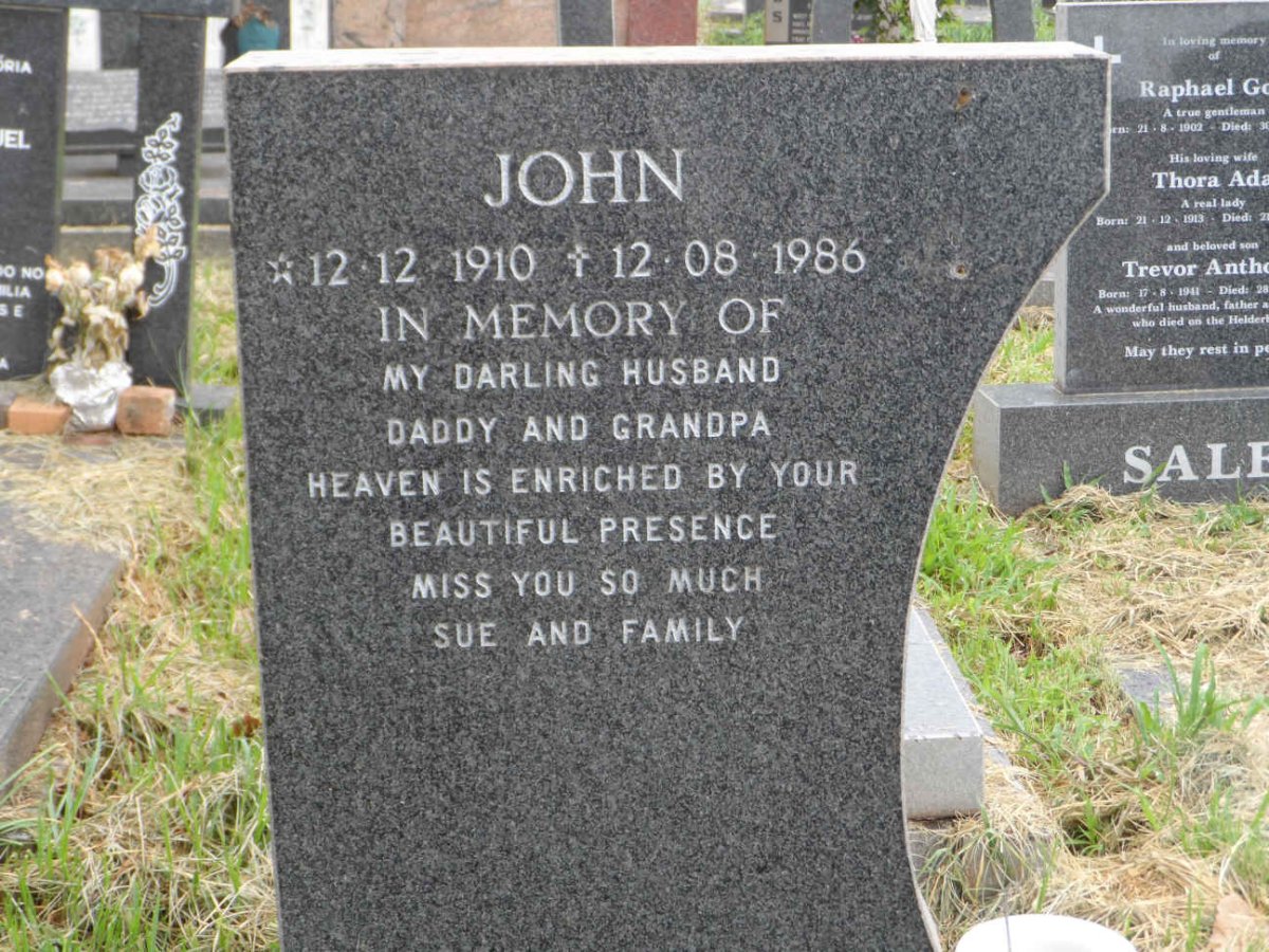 ? John 1910-1986