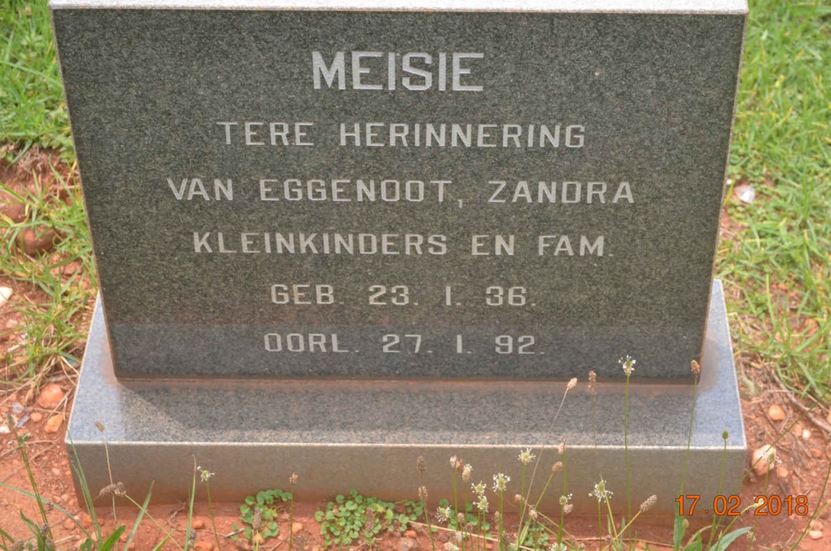 ? Meisie 1936-1992