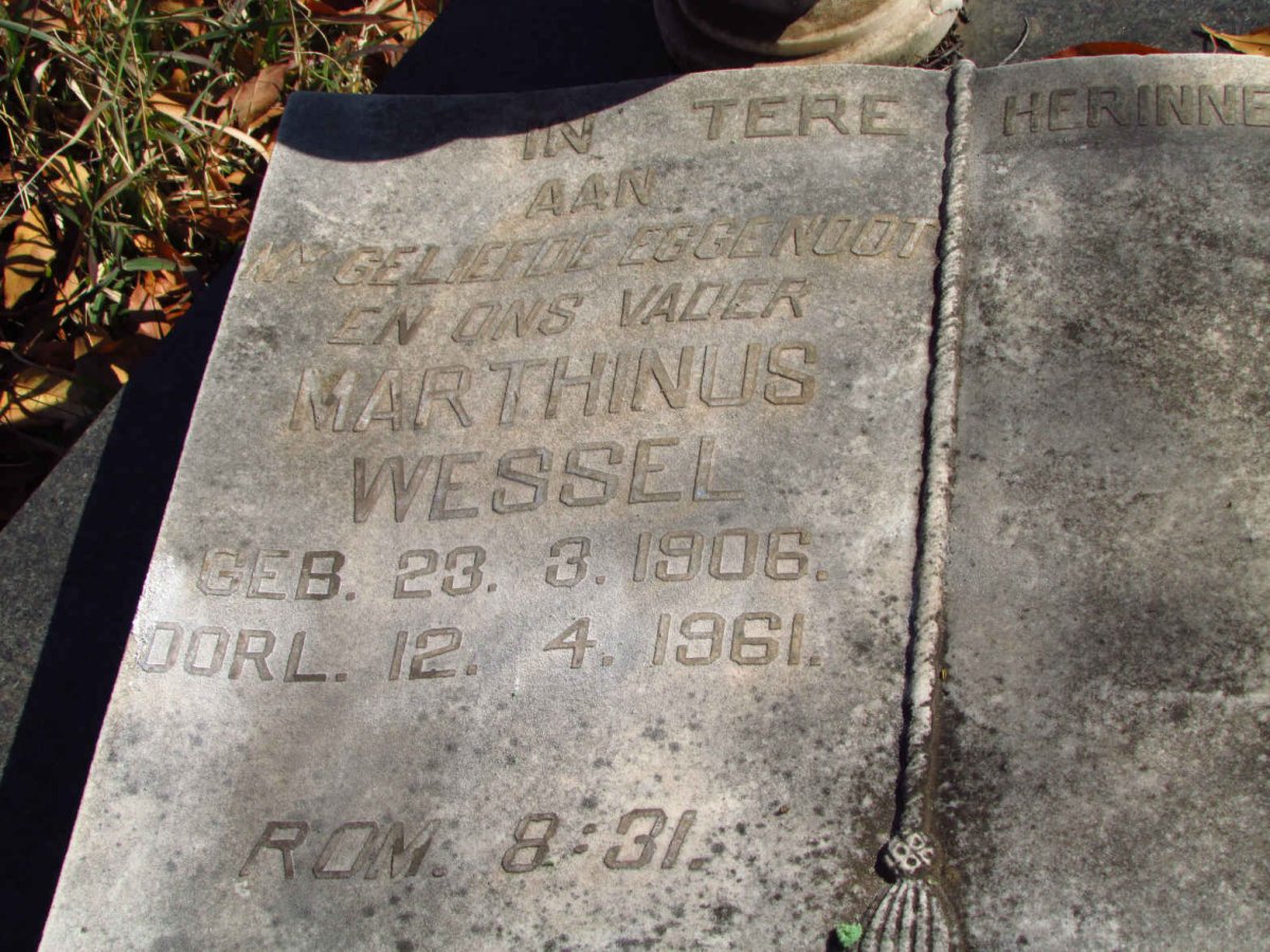 ? Marthinus Wessel 1906-1961