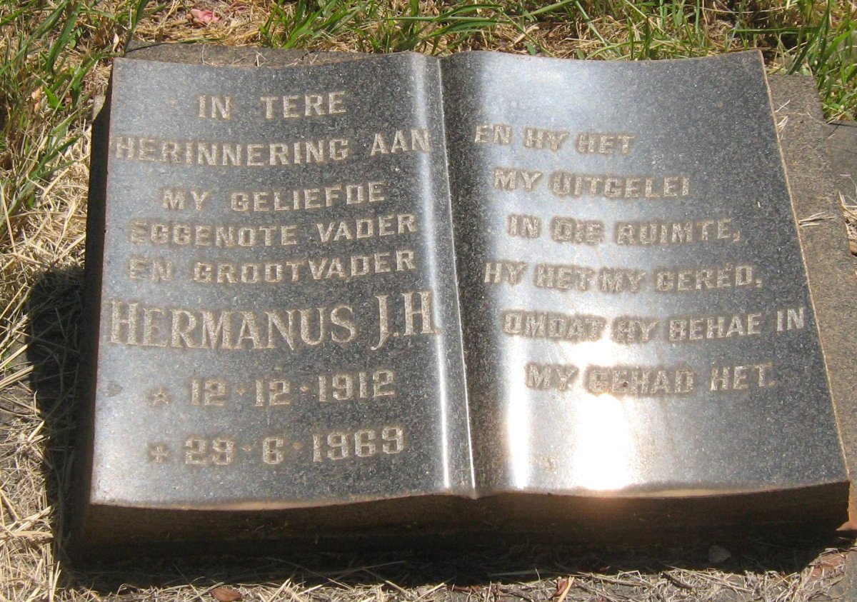 ? Hermanus J.H. 1912-1969