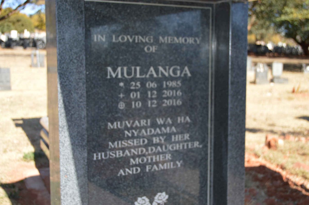 ? Mulanga 1985-2016