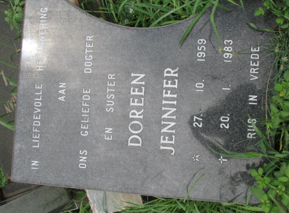 ? Doreen Jennifer 1959-1983